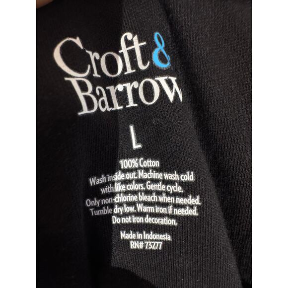 Craft & Barrow Women's Large Black Long Sleeve - Picture 2 of 6